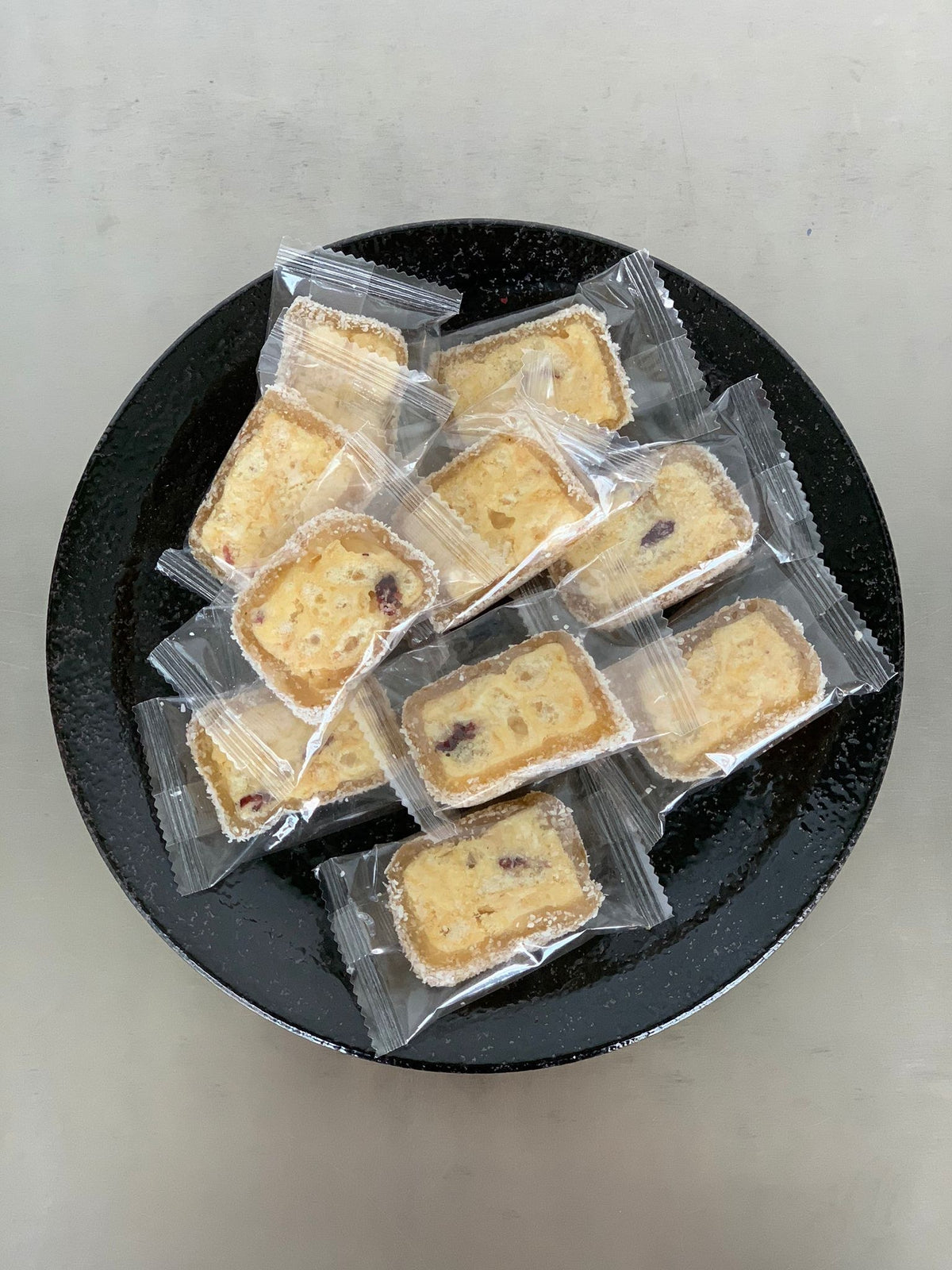 Coconut Cranberry Sachima Mochi